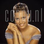 20-06-2002 Sylvie van der Vaart-Meis at studio in Amsterdam.

[keywords]Posed, Headshot, Eyecontact, Smiling[/keywords]